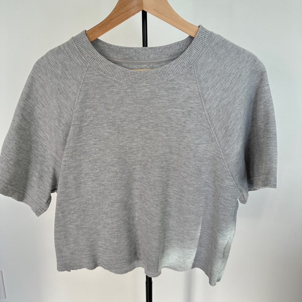 Aerie Soft Gray Short Sleeve Tee
